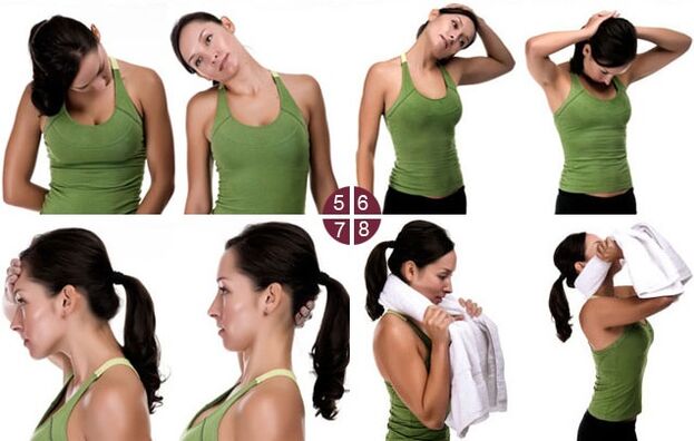 neck exercises with osteochondrosis example 2